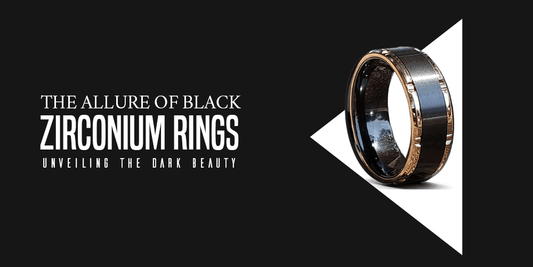 black zirconium ring