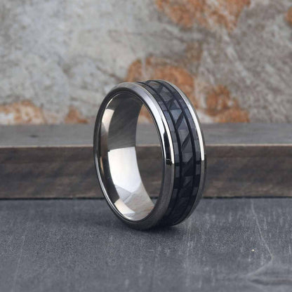 TOR Forged Carbon Fiber Ring - Gaboni Jewelers