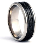 TOR Titanium Forged Carbon Fiber Ring - Gaboni Jewelers