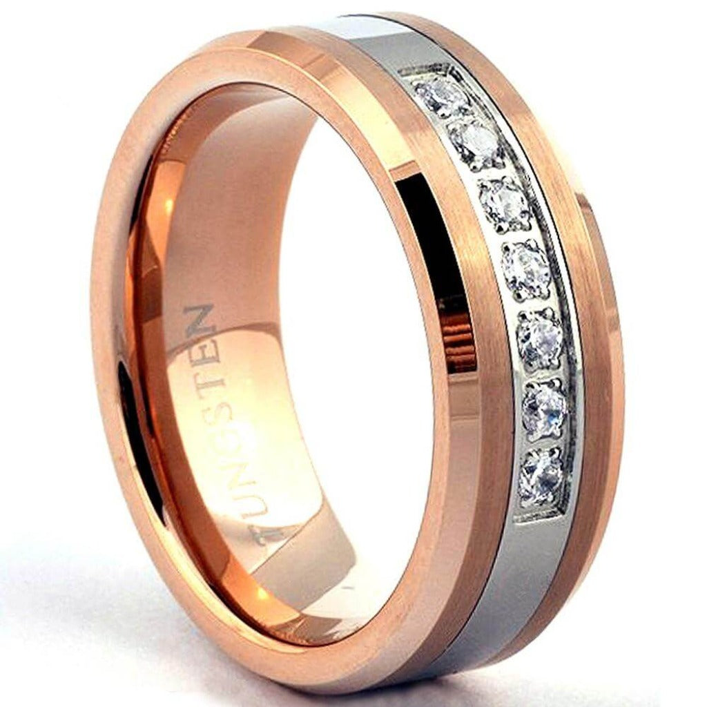 Tungsten Black Men's Wedding Ring Matte 10mm - Voltan - 11 / Black